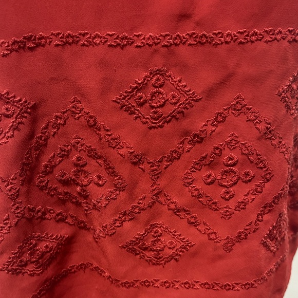 Reitmans Women's Sleeveless Tank Top - Deep Red - Picture 2 of 6